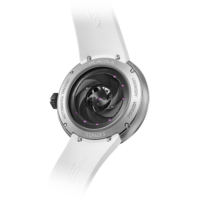 Peacock Black Hole Zentral-Tourbillon-Uhr