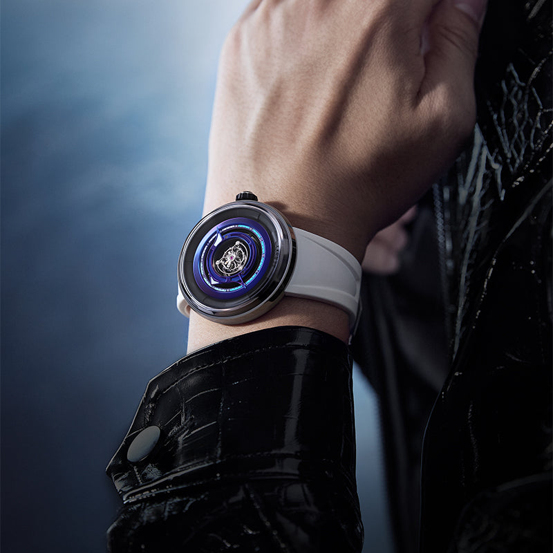 Peacock Black Hole Zentral-Tourbillon-Uhr
