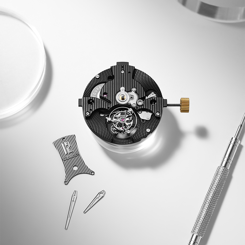 Peacock Witness Hand-Made Guilloché Tourbillon Watch - Reimagined Edition