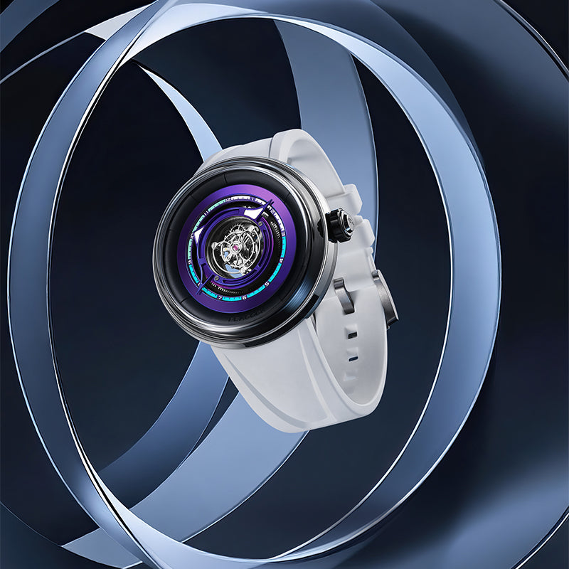 Peacock Black Hole Zentral-Tourbillon-Uhr