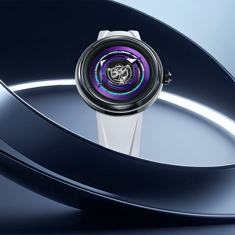 Peacock Black Hole Zentral-Tourbillon-Uhr