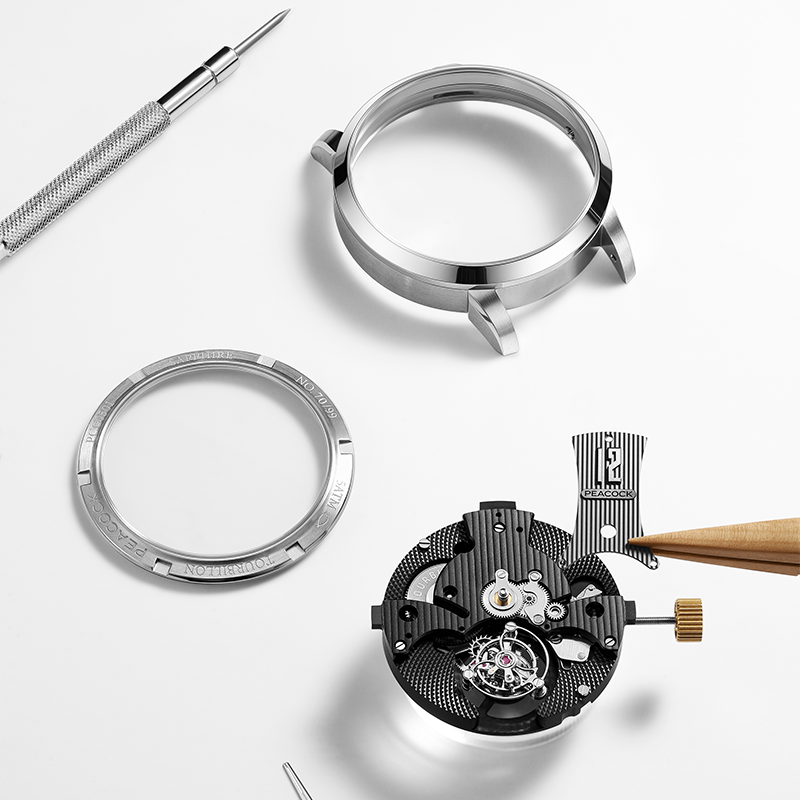 Peacock Witness Hand-Made Guilloché Tourbillon Watch - Reimagined Edition