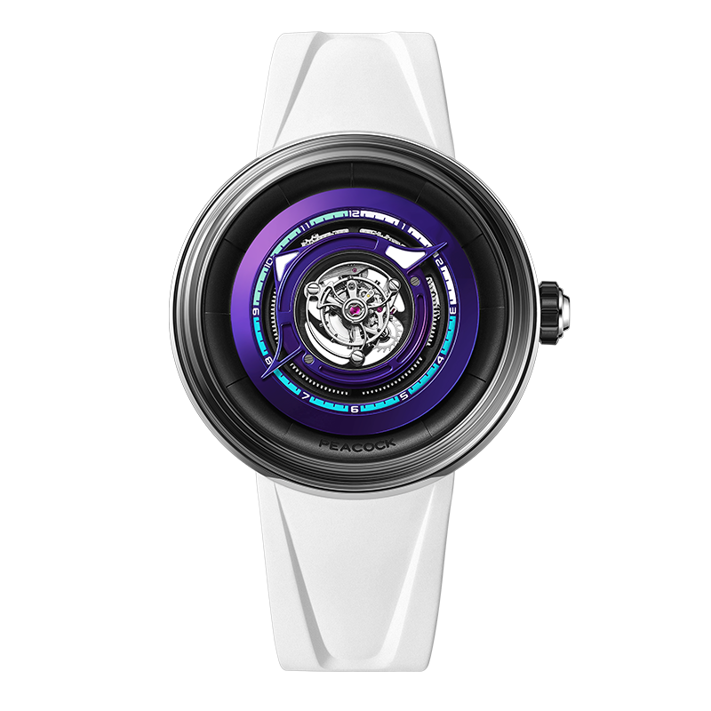 Peacock Black Hole Zentral-Tourbillon-Uhr