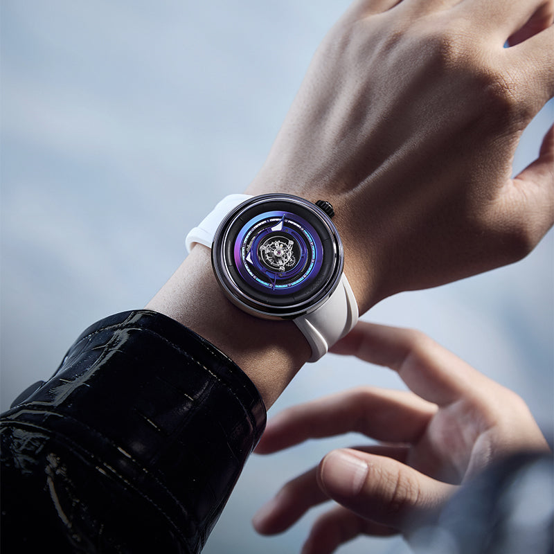 Peacock Black Hole Zentral-Tourbillon-Uhr