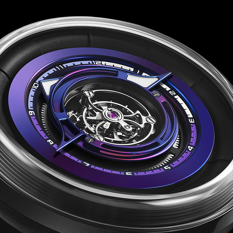 Peacock Black Hole Zentral-Tourbillon-Uhr