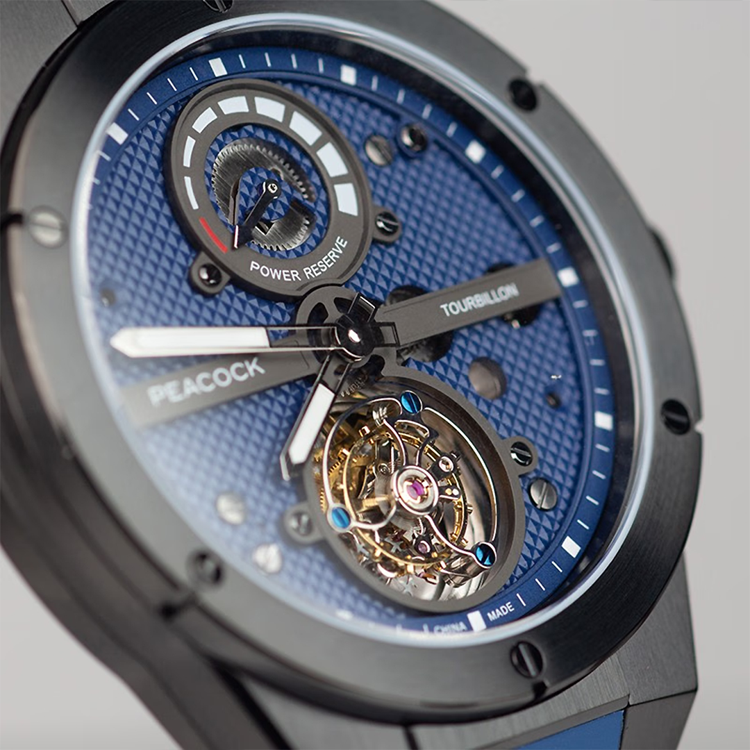 Peacock Tourbillon Climber Center Axis Tourbillon Watch Dial