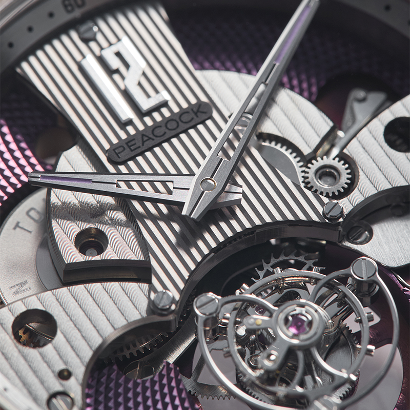 Peacock Witness Hand-Made Guilloché Tourbillon Watch - Reimagined Edition