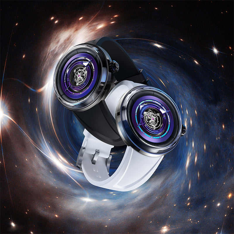 Peacock Black Hole Zentral-Tourbillon-Uhr