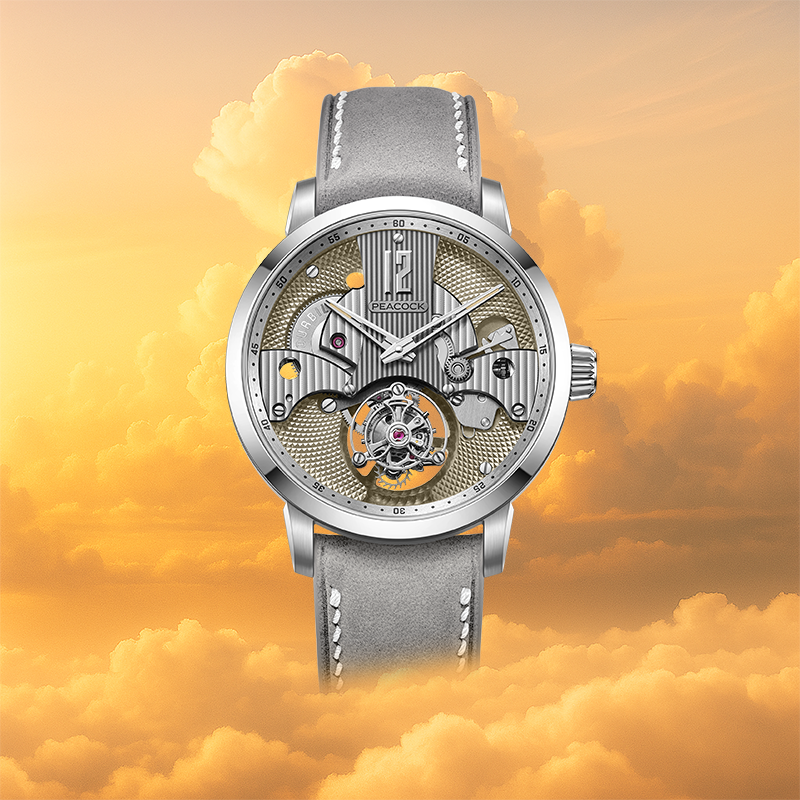 Peacock Witness Hand-Made Guilloché Tourbillon Watch - Reimagined Edition