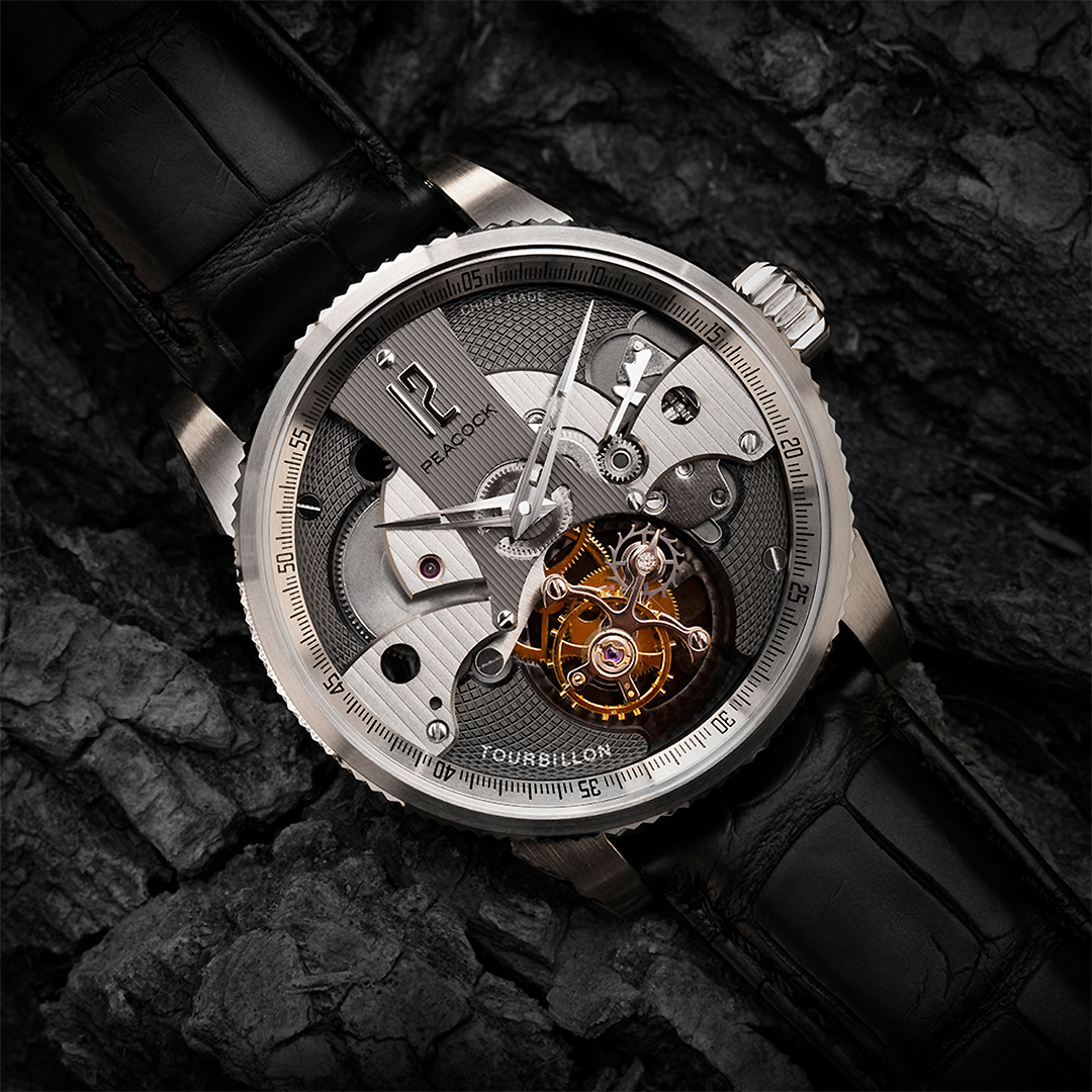 Peacock Witness Off-center Tourbillon
