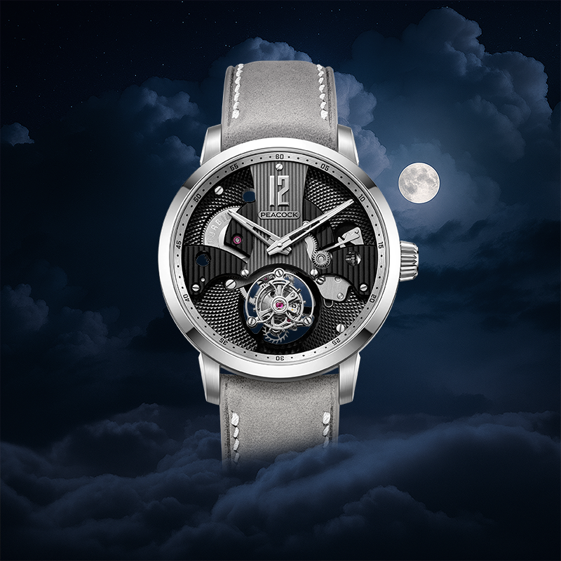Peacock Witness Hand-Made Guilloché Tourbillon Watch - Reimagined Edition