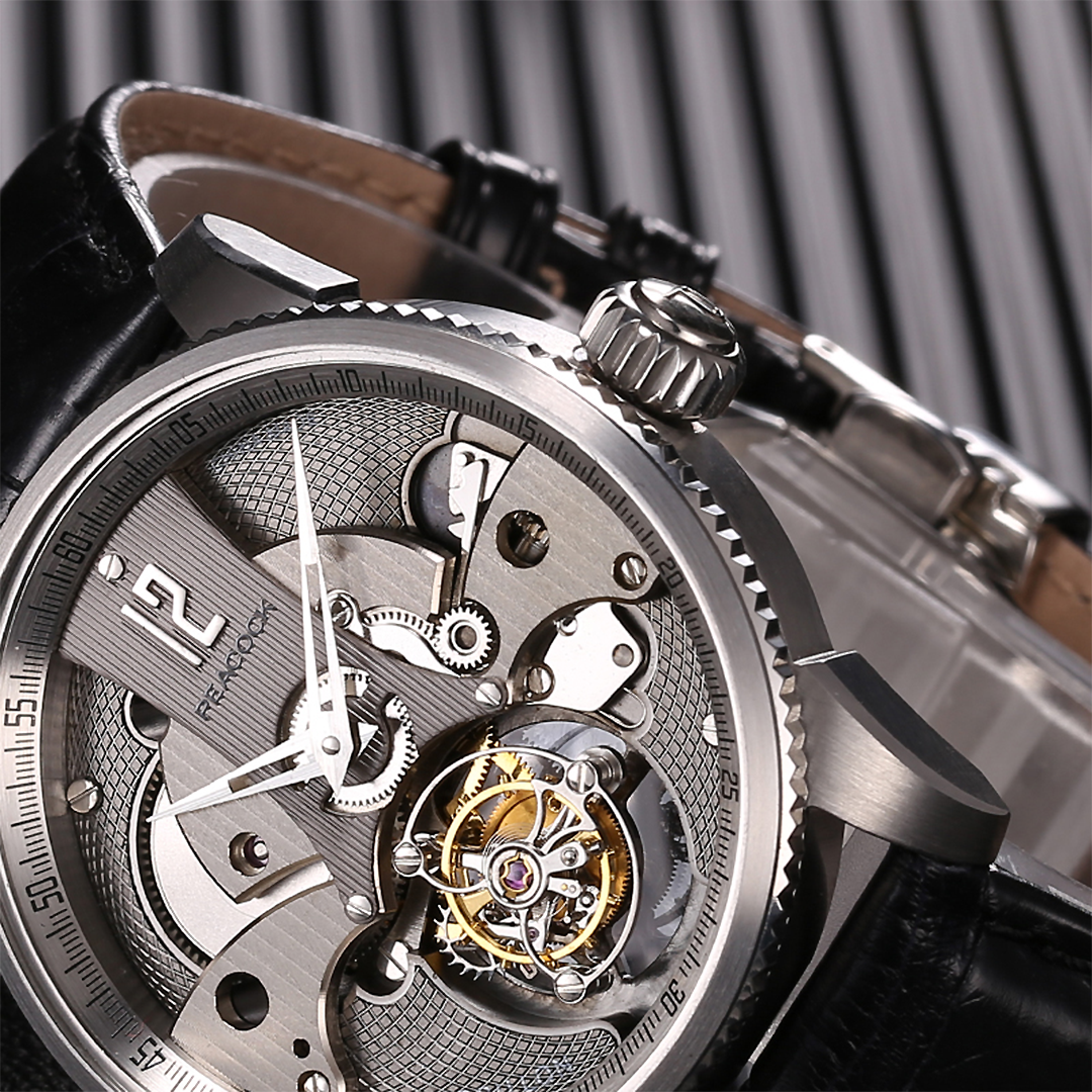 Peacock Witness Off-center Tourbillon Watch strap