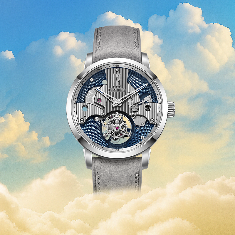Peacock Witness Hand-Made Guilloché Tourbillon Watch - Reimagined Edition