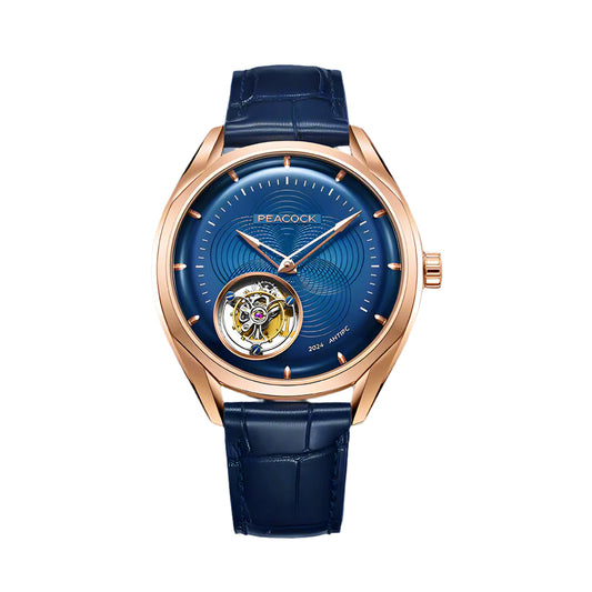 Peacock Hand-Made Guilloché Classic-Grandeur Tourbillon Watch
