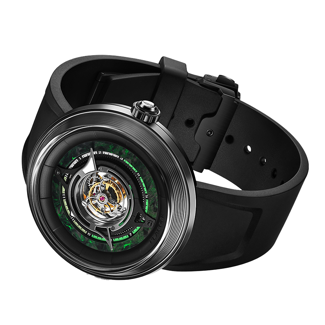 Peacock Black Hole Tourbillon