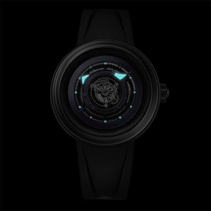 Peacock Black Hole Zentral-Tourbillon-Uhr