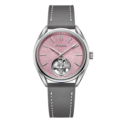 Peacock Divine Craft Hand-Made Micro-Engraved Ultra-Thin Tourbillon Watch