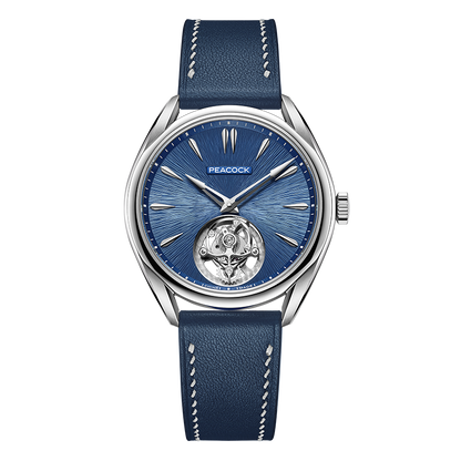 Peacock Divine Craft Hand-Made Micro-Engraved Ultra-Thin Tourbillon Watch