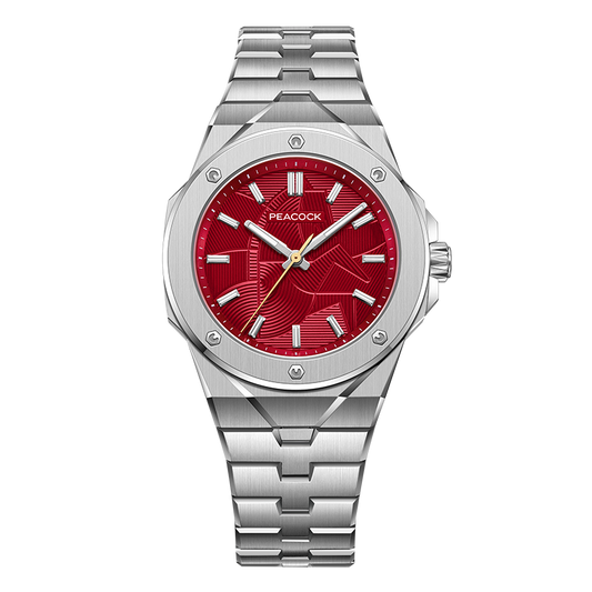 Peacock Plumage Gaze Hand-Made Guilloché Watch - Year of the Horse Special Edition