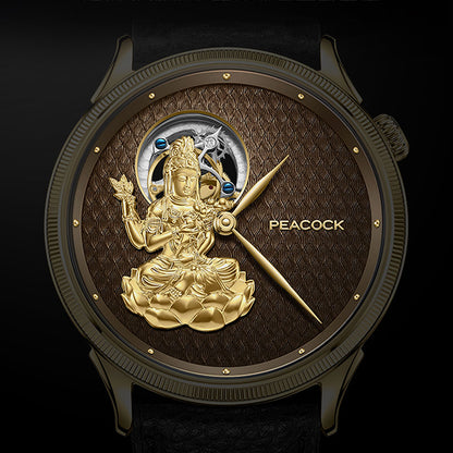 Peacock Peak Maja-chenmo Tourbillon 18K Gold Watch