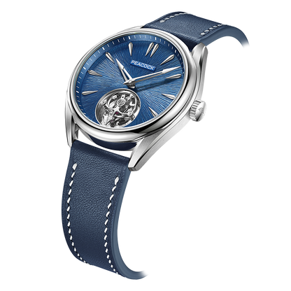 Peacock Divine Craft Hand-Made Micro-Engraved Ultra-Thin Tourbillon Watch [Limited Edition]