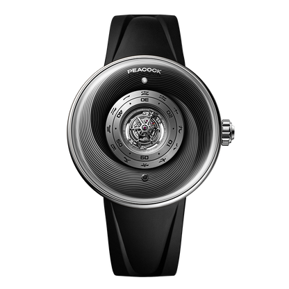 Peacock Black Hole Central Tourbillon Watch– Event Horizon Edition