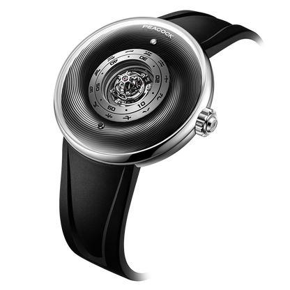 Peacock Black Hole Central Tourbillon Watch– Event Horizon Edition