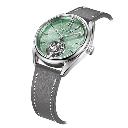 Peacock Divine Craft Hand-Made Micro-Engraved Ultra-Thin Tourbillon Watch