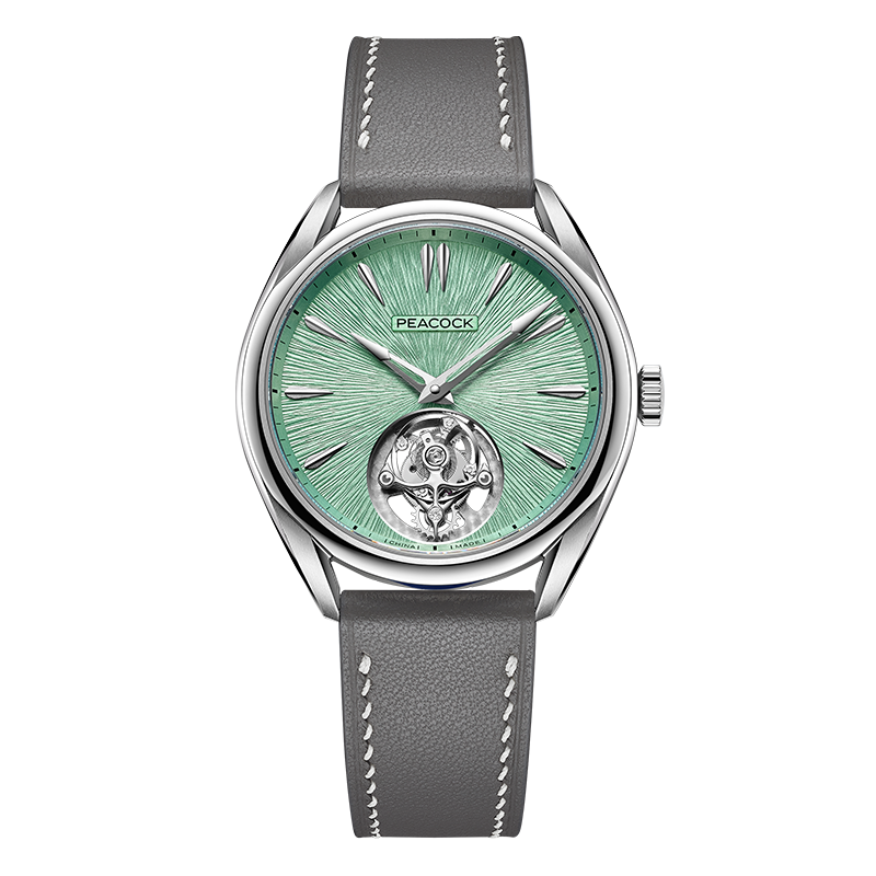 Peacock Divine Craft Hand-Made Micro-Engraved Ultra-Thin Tourbillon Watch