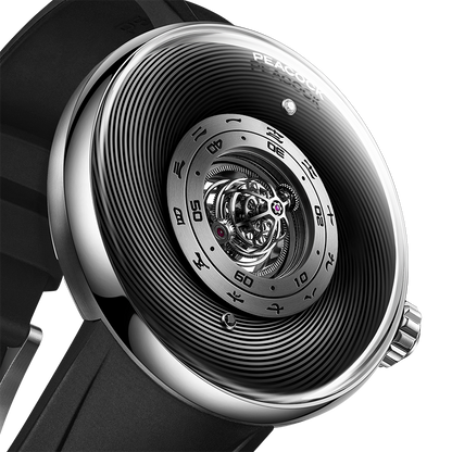 Peacock Black Hole Central Tourbillon Watch– Event Horizon Edition