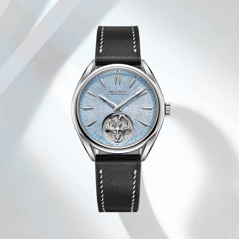 Peacock Divine Craft Hand-Made Micro-Engraved Ultra-Thin Tourbillon Watch [Limited Edition]