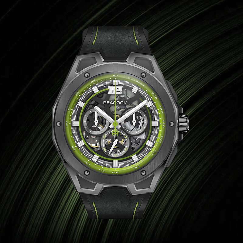 PEACOCK Ultra Speed Chronograph Watch