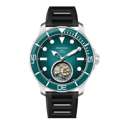 Deep Sea Unusual Dive Watches Peacock Tourbillon Ocean Wing Watch