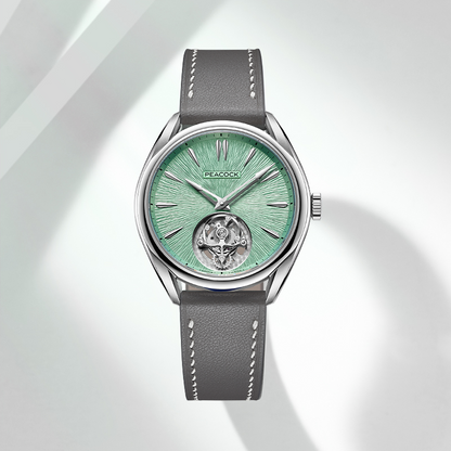 Peacock Divine Craft Hand-Made Micro-Engraved Ultra-Thin Tourbillon Watch [Limited Edition]