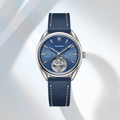 Peacock Divine Craft Hand-Made Micro-Engraved Ultra-Thin Tourbillon Watch [Limited Edition]