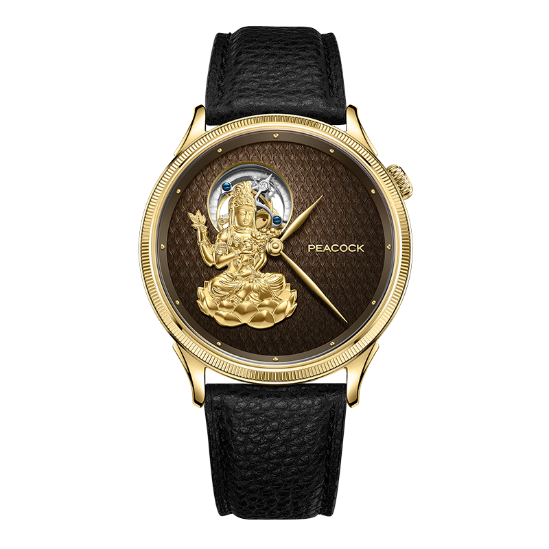 Peacock Peak Maja-chenmo Tourbillon 18K Gold Watch