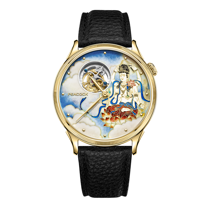 Peacock Peak Maja-chenmo Tourbillon 18K Gold Watch