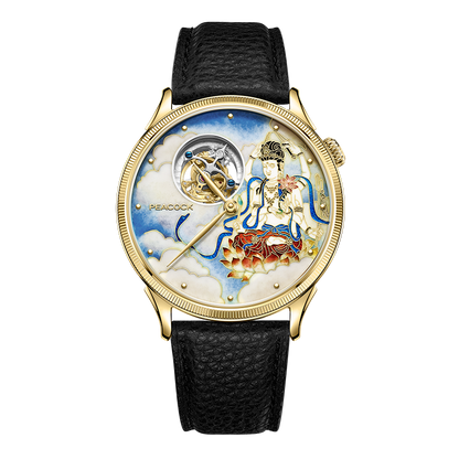 Peacock Peak Maja-chenmo Tourbillon 18K Gold Watch