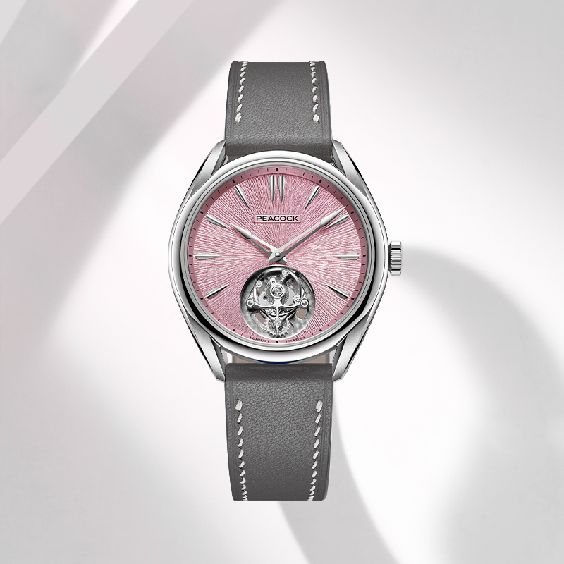 Peacock Divine Craft Hand-Made Micro-Engraved Ultra-Thin Tourbillon Watch [Limited Edition]