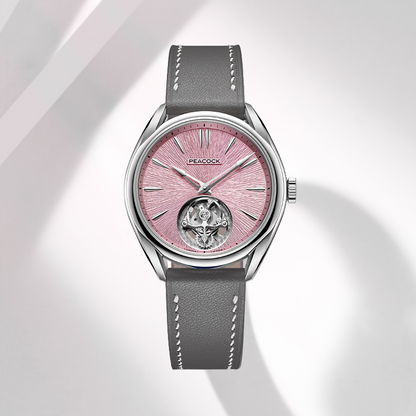 Peacock Divine Craft Hand-Made Micro-Engraved Ultra-Thin Tourbillon Watch [Limited Edition]
