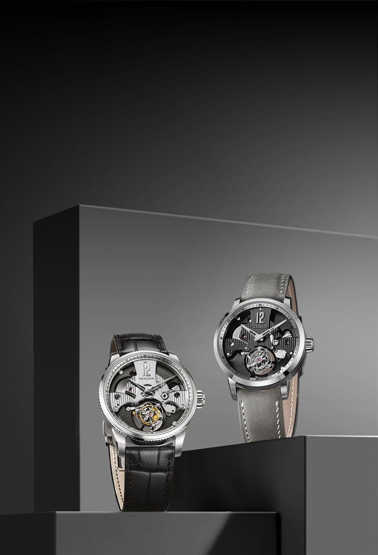 Peacock Witness Hand-Made Guilloché Tourbillon Watch - Reimagined Edition