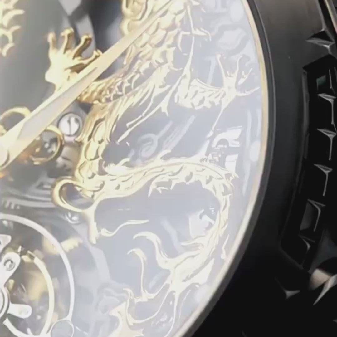 Peacoak Tourbillon 24K Gold Year of Dragon trailor