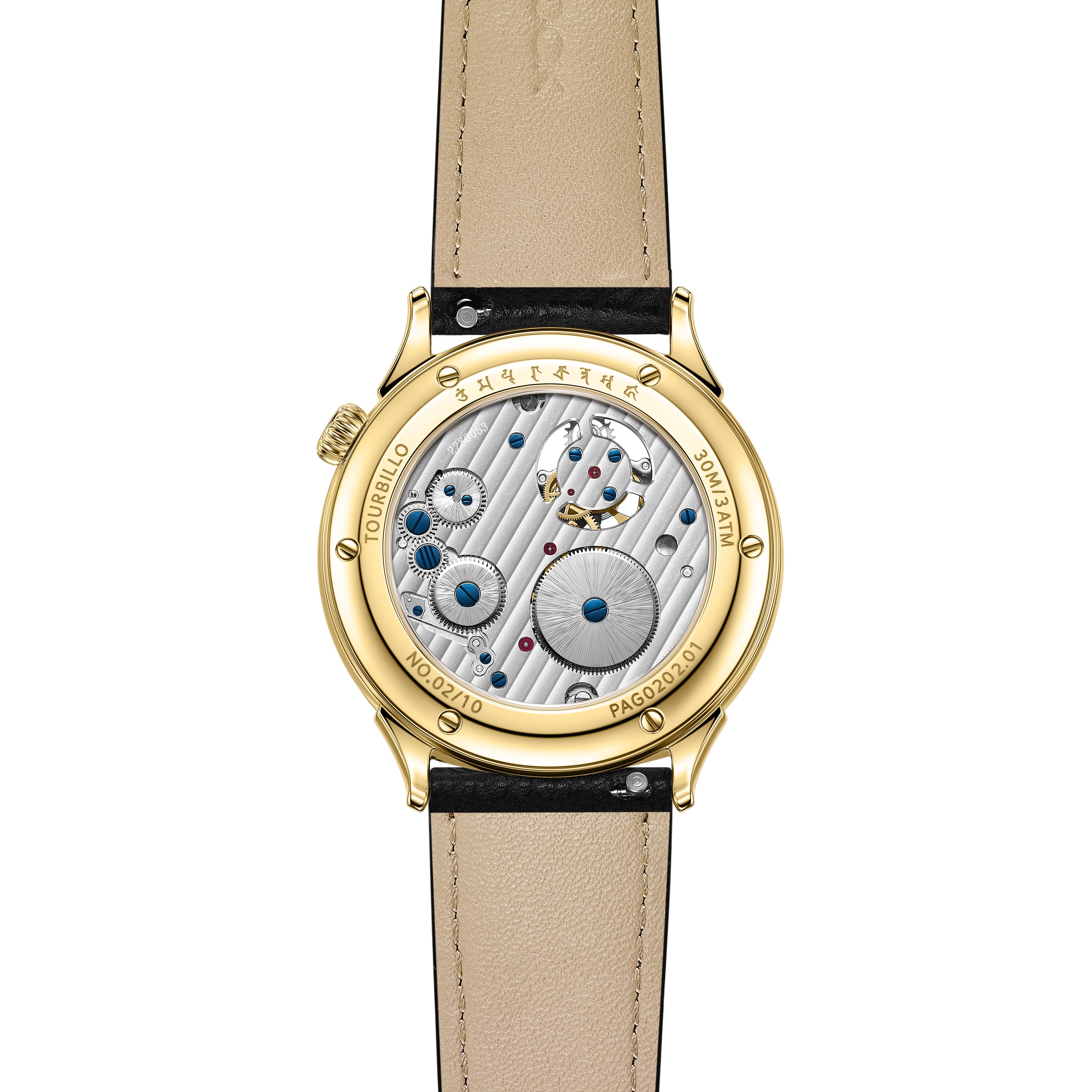 Peacock Peak Maja-chenmo Tourbillon 18K Gold Watch